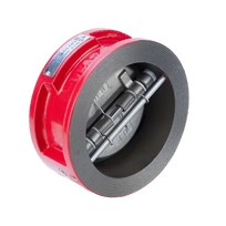 Обратный клапан двухстворчатый межфланцевый REON тип RSV30RED-T DN150 PN16